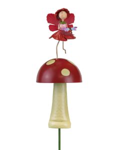 Poppy sur champignon vénéneux, pique