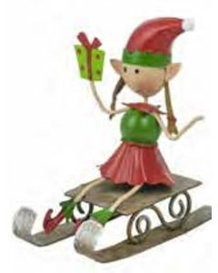 Candy the Elf - Sledging