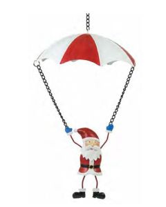Kringle the Santa Parachuting